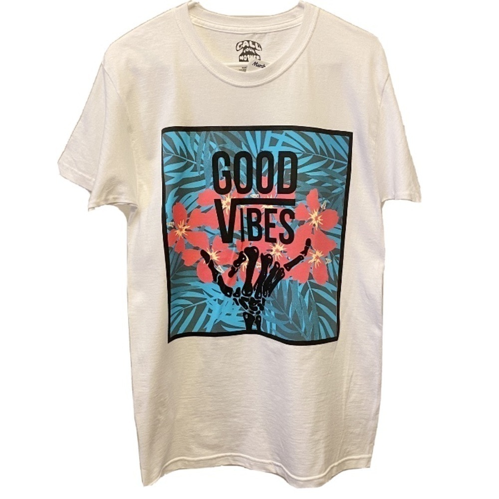 Call Your Mother NWT GOOD VIBES T Shirt Hang Ten